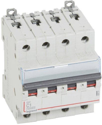 Выключатель автоматический Legrand DX3-E 10000 4п 1А C 16кА картинка